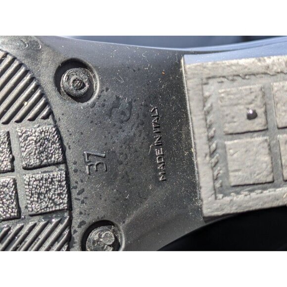 Balmain Women's Size 6 US 37 UK PVC Rubber Cowboy Boots- Excellent Almost New - Picture 8 of 11